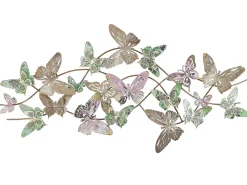 Decorazione da parete Farfalla GALLIUM Metallo 53 cm Multicolore