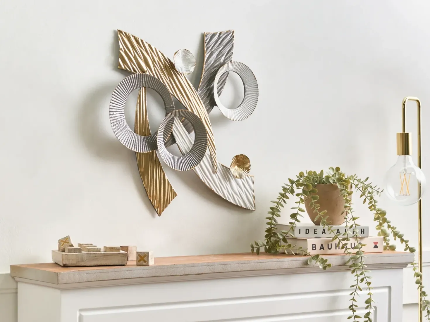 Decorazione da parete FENIT Metallo 54 cm Oro