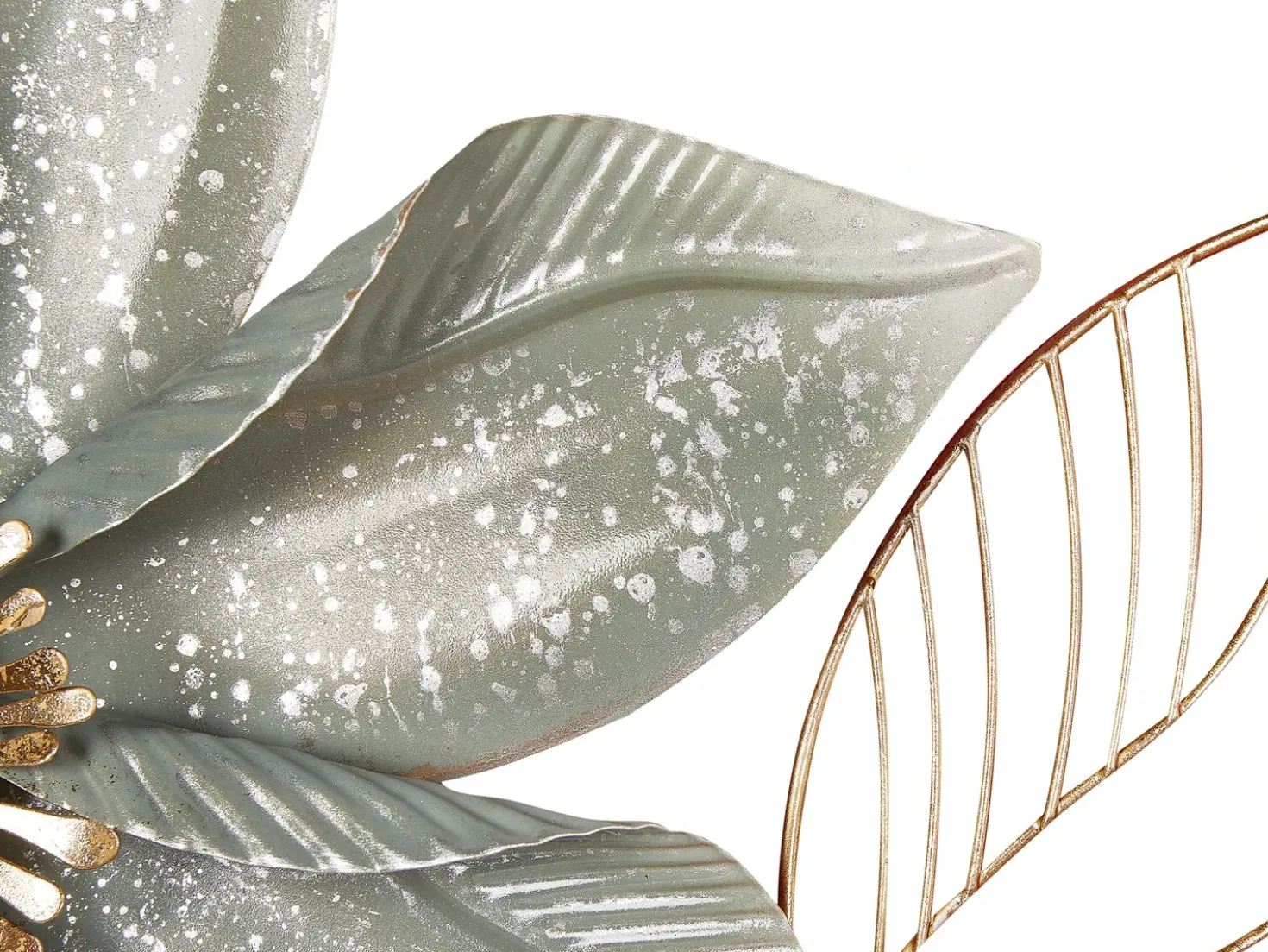 Decorazione da parete Fiore EUROPIUM Metallo 46 cm Oro