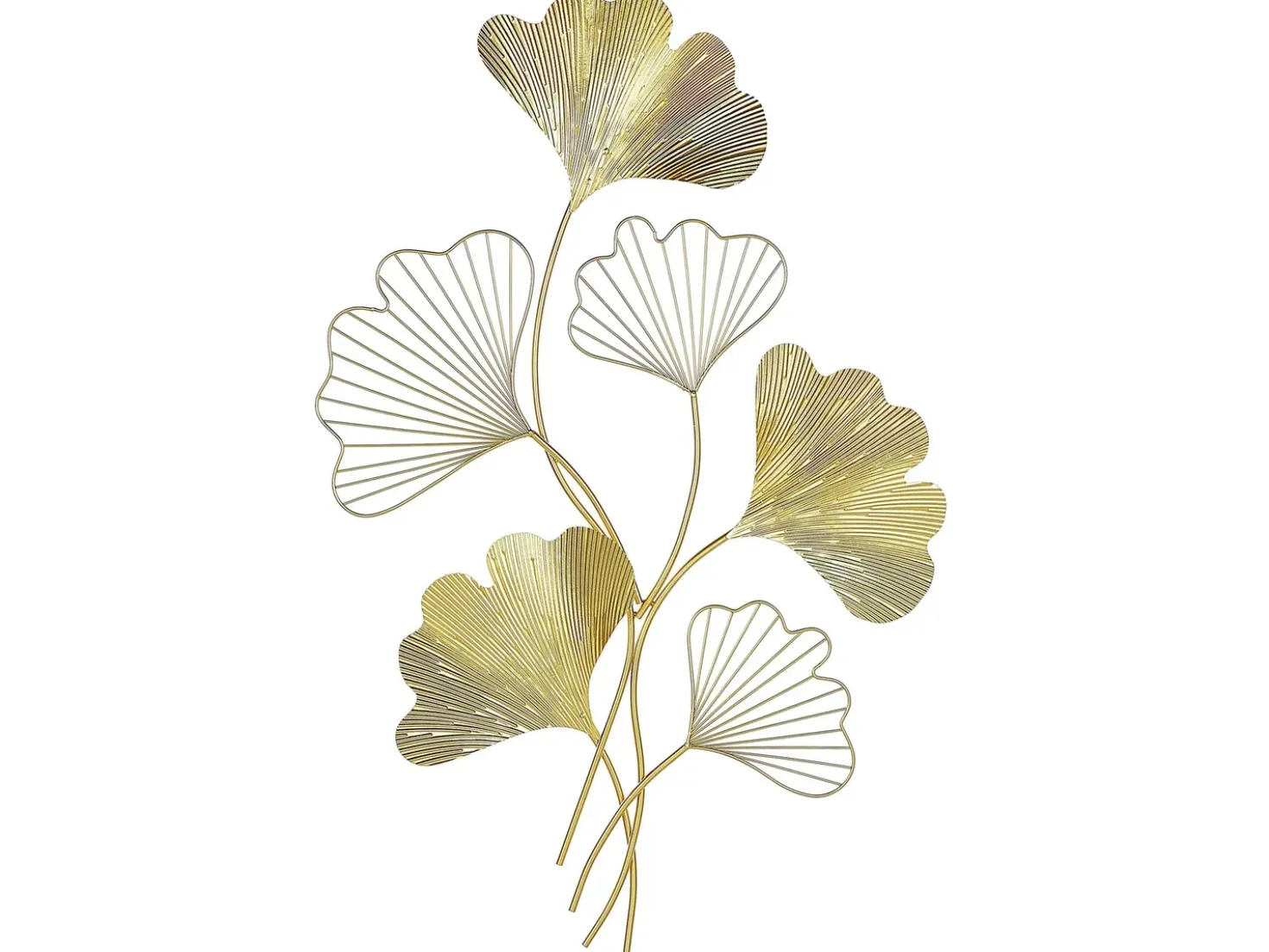 Decorazione da parete Fiore INDIUM Metallo 79 cm Oro