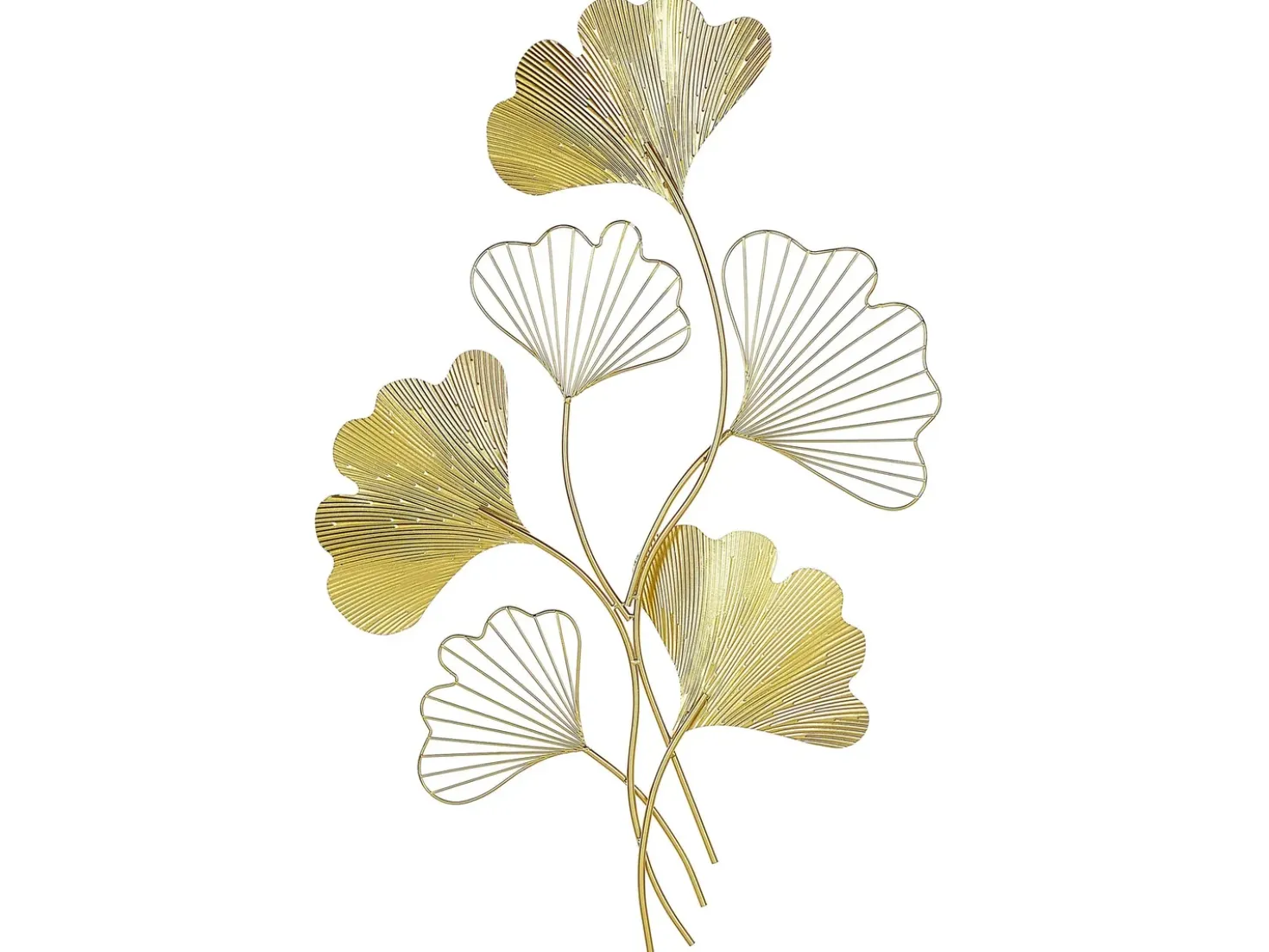 Decorazione da parete Fiore INDIUM Metallo 79 cm Oro