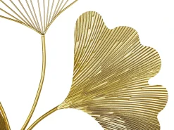 Decorazione da parete Fiore INDIUM Metallo 79 cm Oro