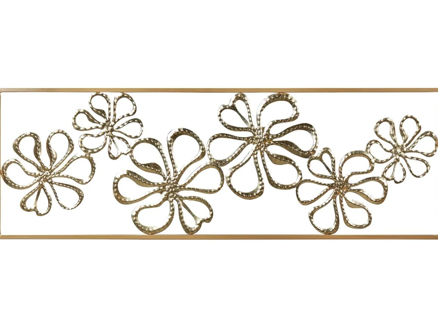 Decorazione da parete Fiore CERIUM Metallo 31 cm Oro