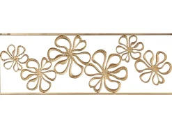 Decorazione da parete Fiore CERIUM Metallo 31 cm Oro