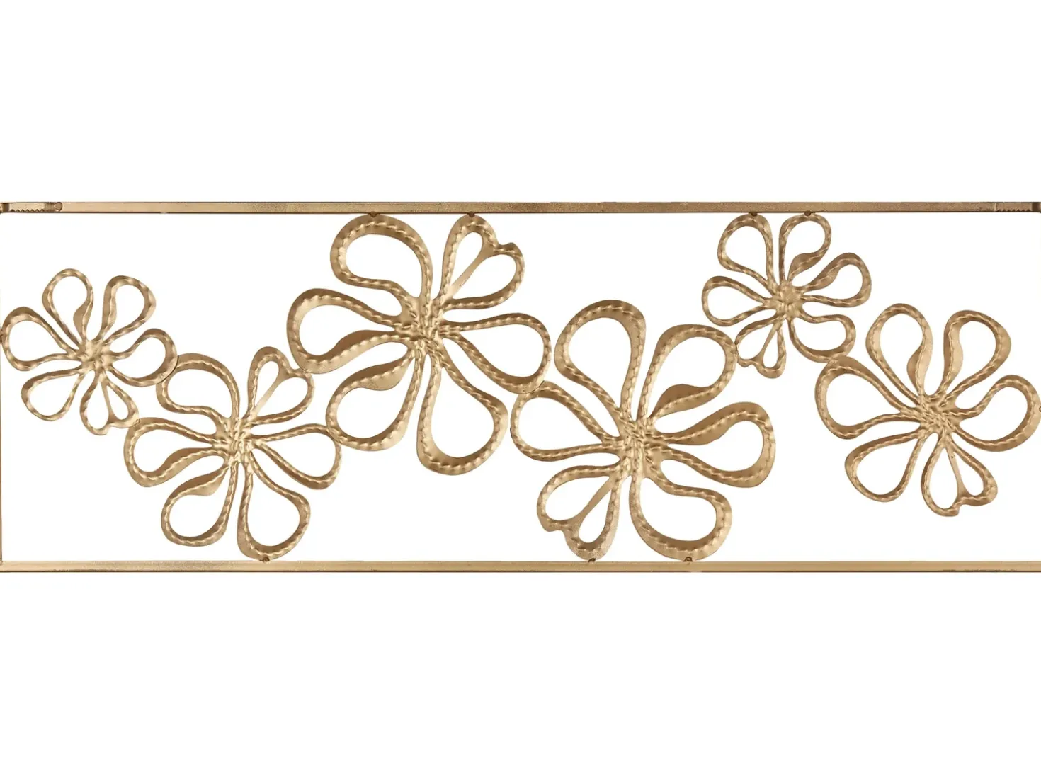 Decorazione da parete Fiore CERIUM Metallo 31 cm Oro
