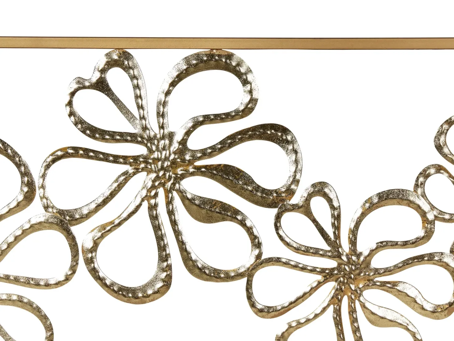 Decorazione da parete Fiore CERIUM Metallo 31 cm Oro