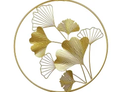Decorazione da parete Fiore BISMUTH Metallo 45 cm Oro