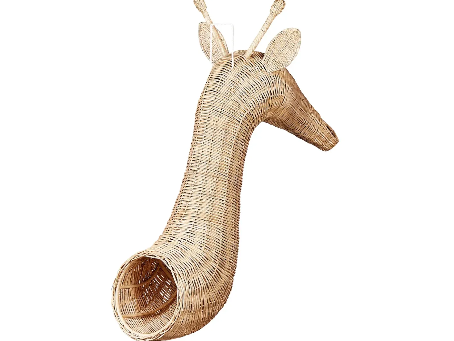Decorazione da parete Giraffa BANANEC Rattan 83 cm Naturale