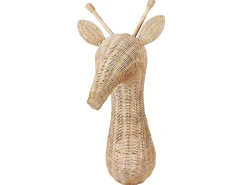 Decorazione da parete Giraffa BANANEC Rattan 83 cm Naturale