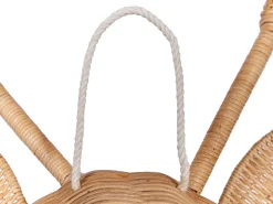 Decorazione da parete Giraffa BANANEC Rattan 83 cm Naturale