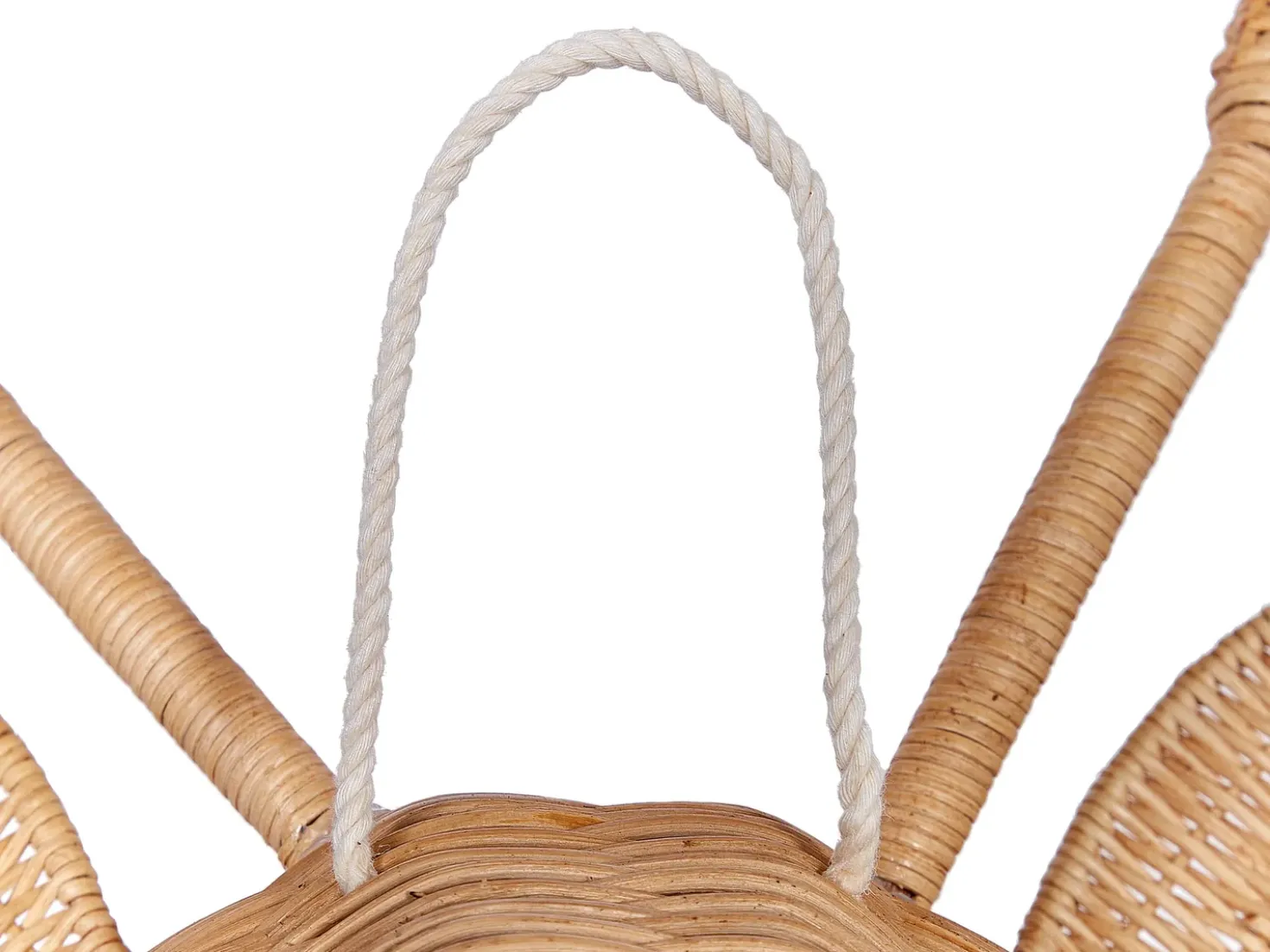 Decorazione da parete Giraffa BANANEC Rattan 83 cm Naturale