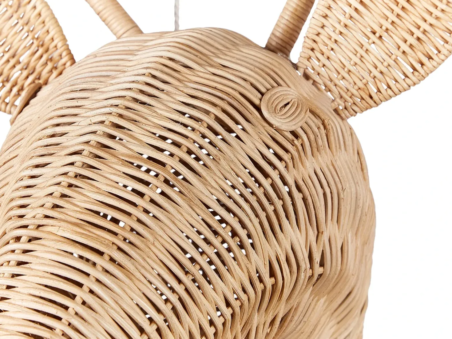 Decorazione da parete Giraffa BANANEC Rattan 83 cm Naturale