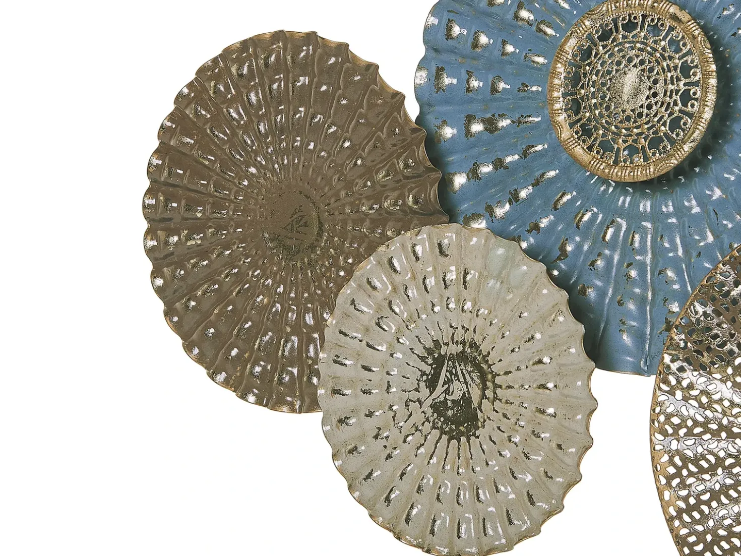 Decorazione da parete HASSIUM Metallo 48 cm Blu