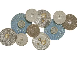 Decorazione da parete HASSIUM Metallo 48 cm Blu