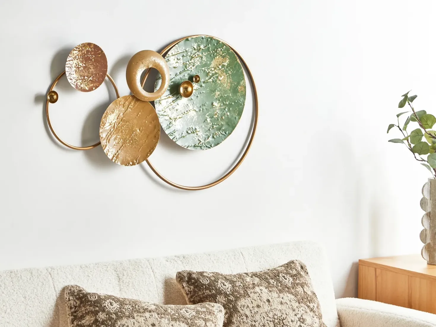 Decorazione da parete HELIUM Metallo 45 cm Oro