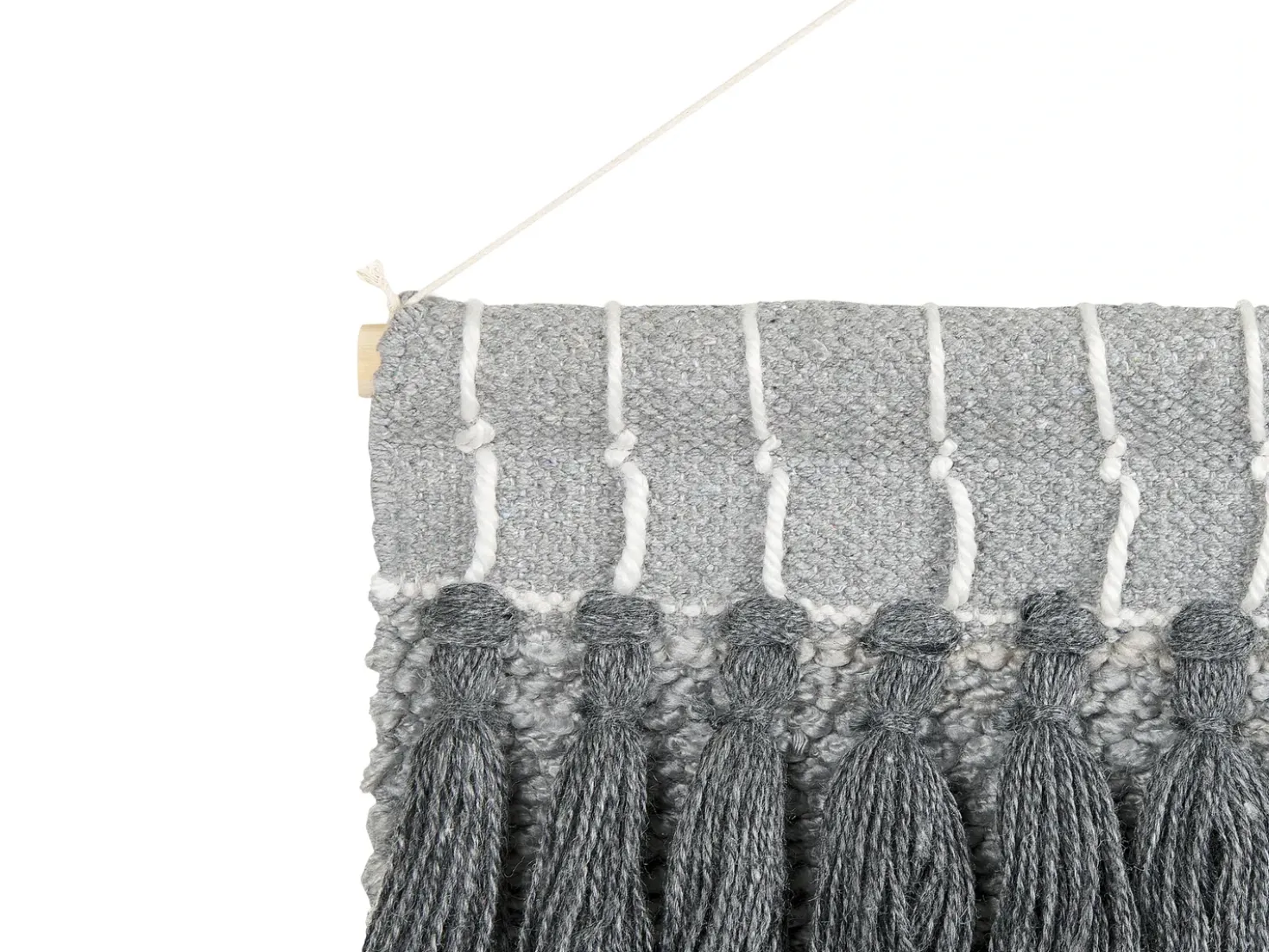 Decorazione da parete in tessuto JIWA Cotone 106 cm Grigio