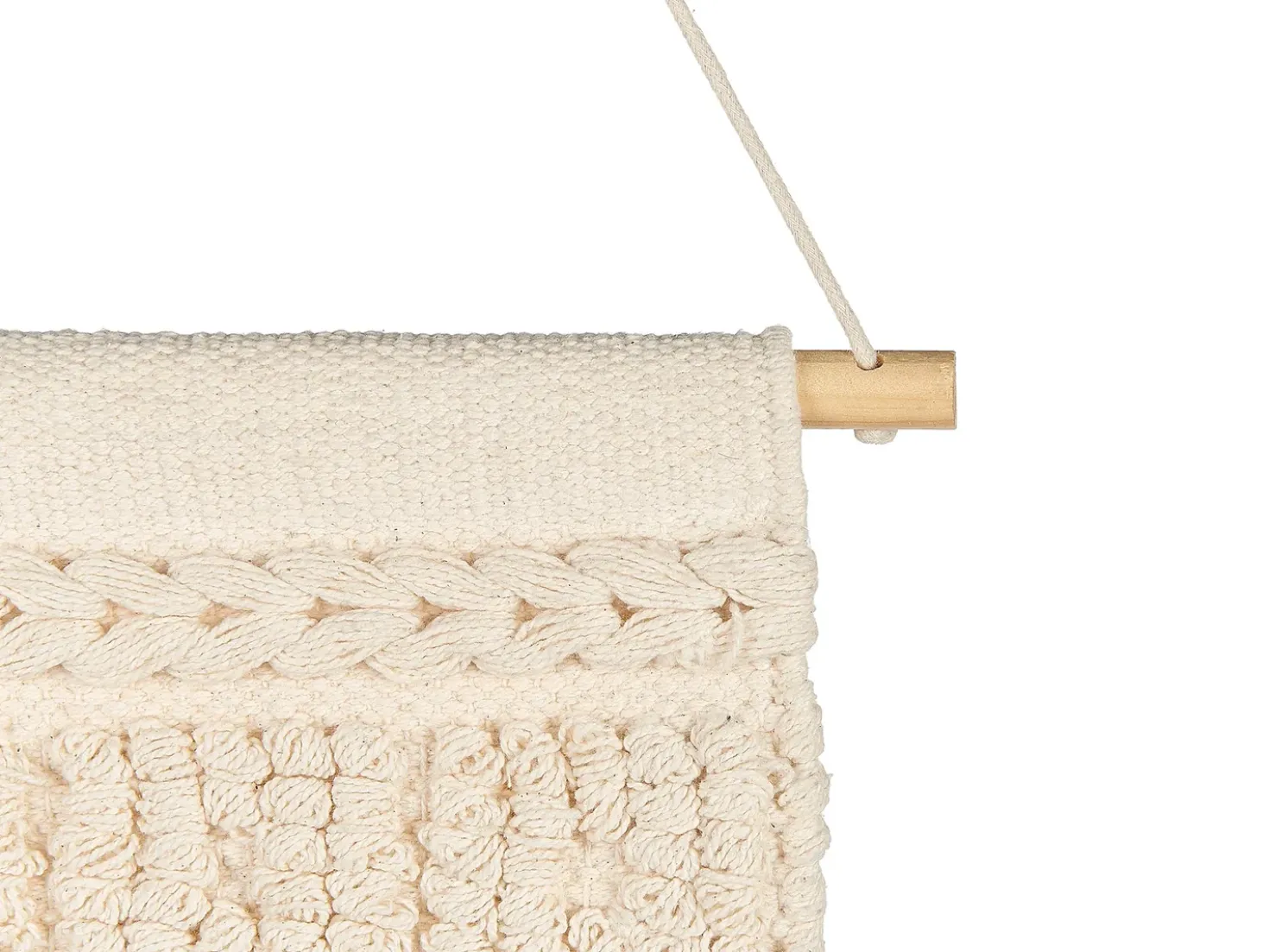 Decorazione da parete in tessuto KAMOKE Cotone 103 cm Beige