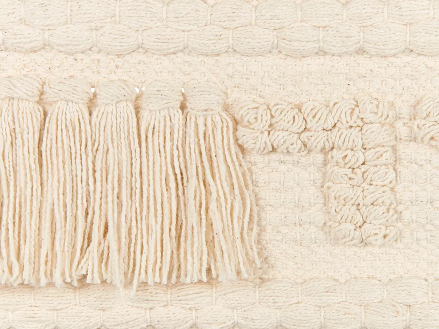 Decorazione da parete in tessuto KAMOKE Cotone 103 cm Beige