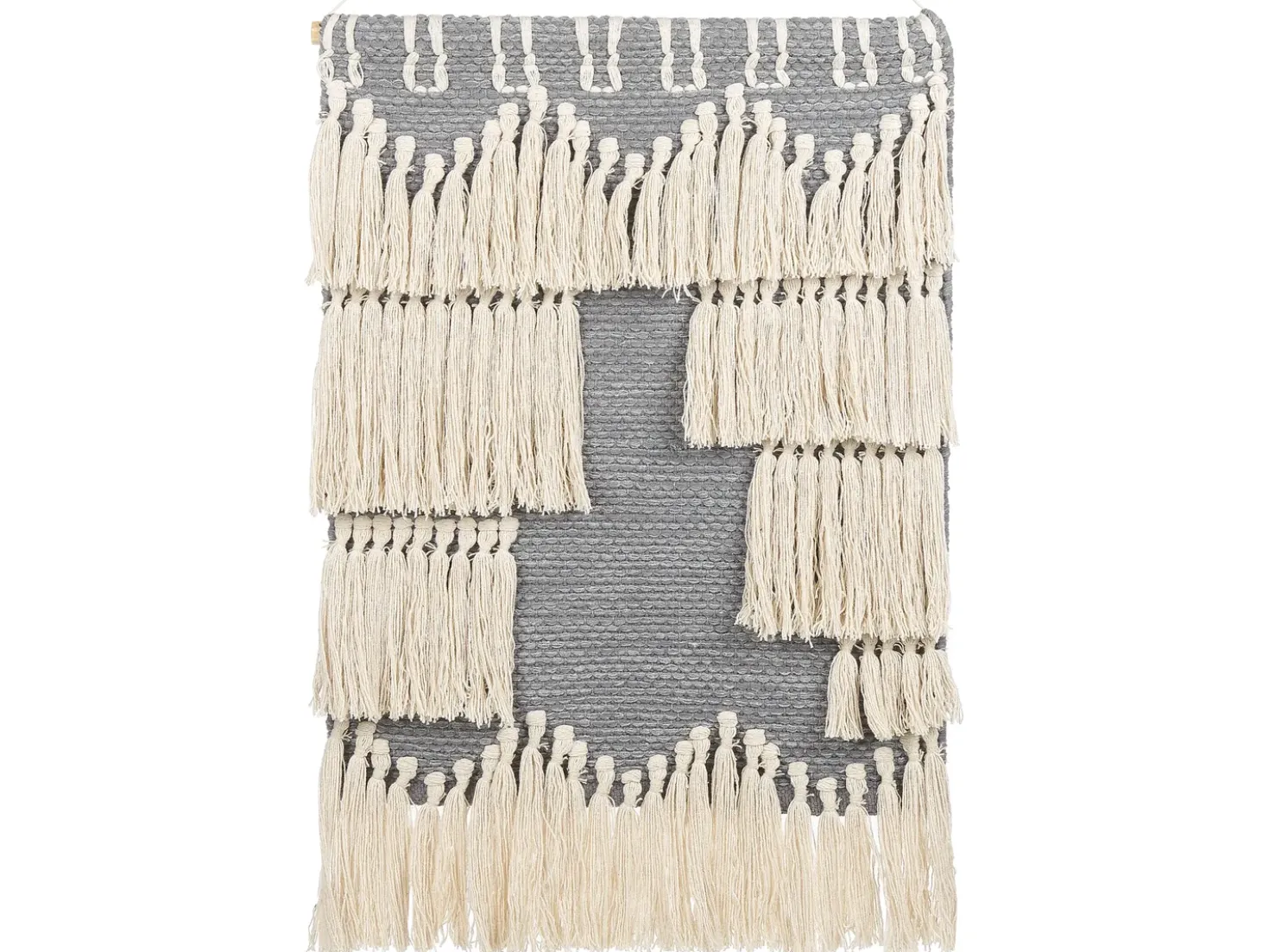 Decorazione da parete in tessuto MAHRI Cotone 106 cm Grigio