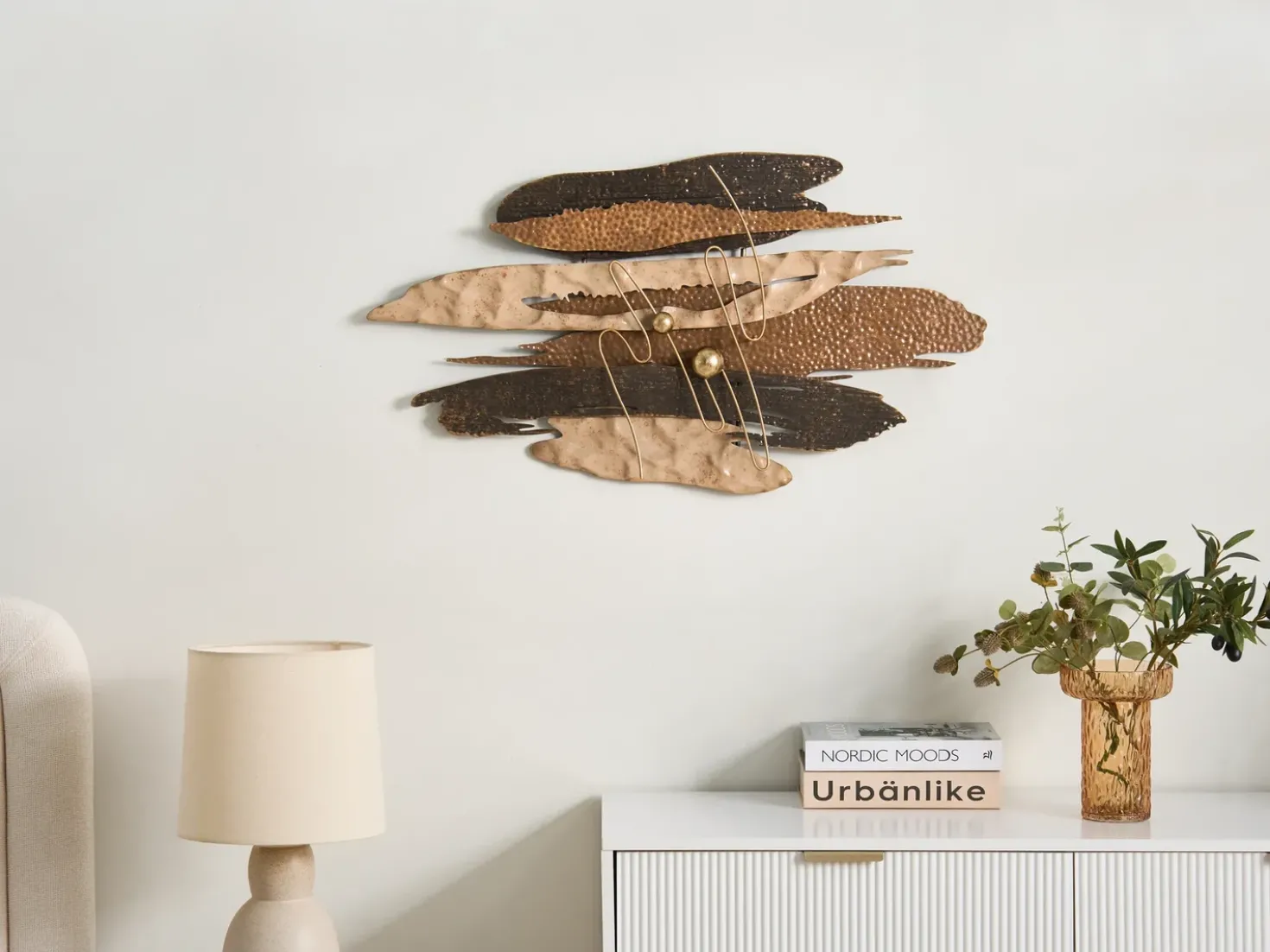 Decorazione da parete LAHEEN Metallo 46 cm Multicolore