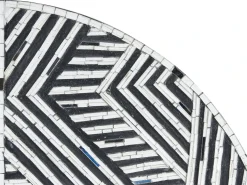 Decorazione da parete MANDAU Vetro 76 cm Nero
