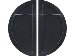 Decorazione da parete MANDAU Vetro 76 cm Nero