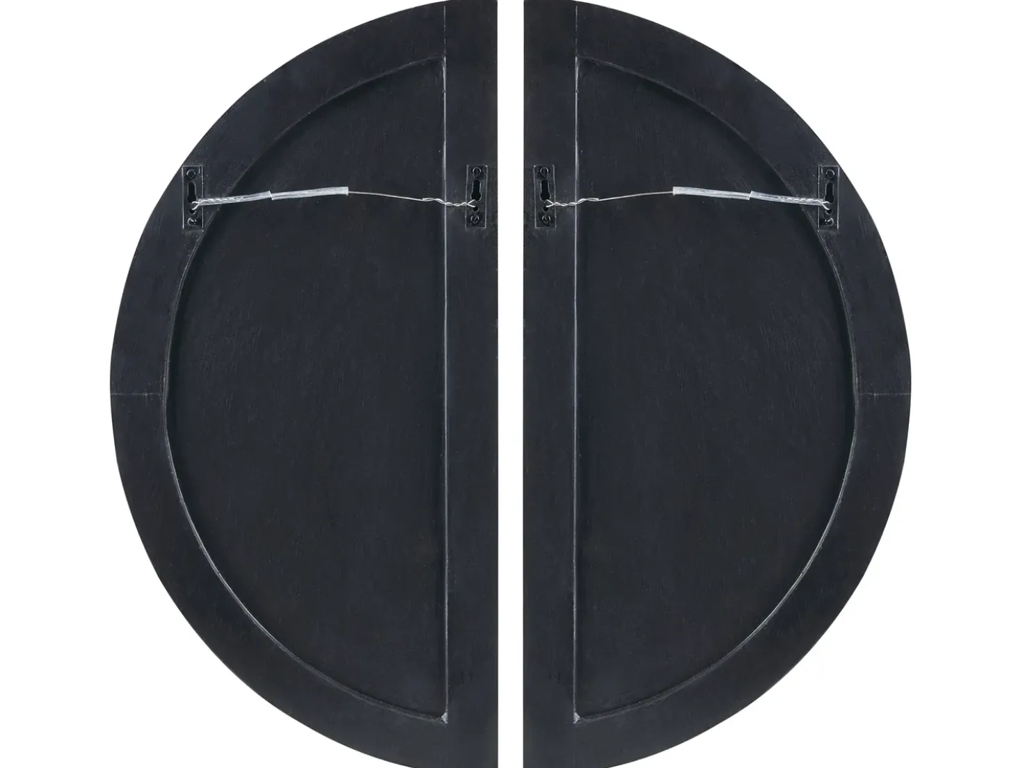Decorazione da parete MANDAU Vetro 76 cm Nero