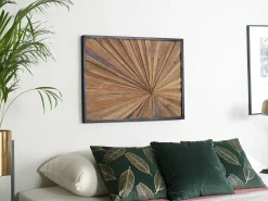Decorazione da parete MERIDA Legno di teak 60 cm Marrone