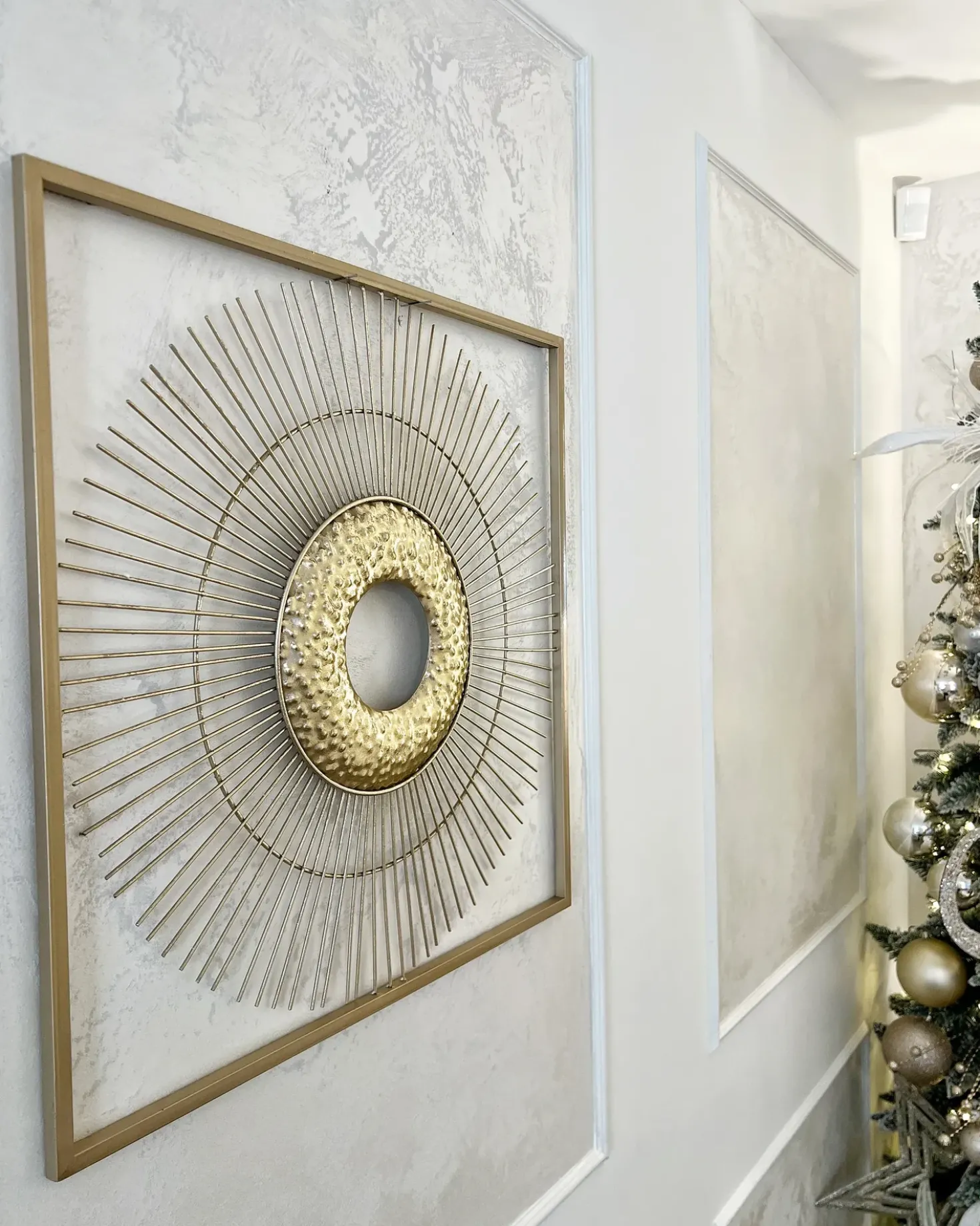 Decorazione da parete MERCURY Metallo 50 cm Oro