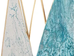 Decorazione da parete Nave BOHRIUM Metallo 50 cm Blu