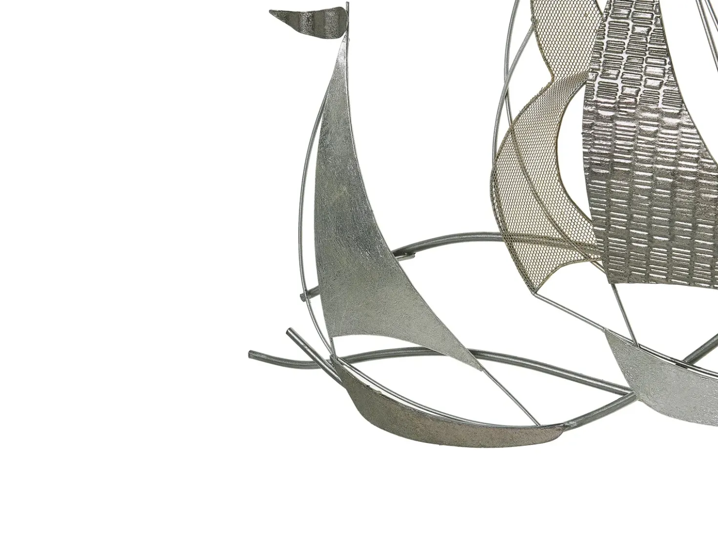 Decorazione da parete Nave AMERICIUM Metallo 67 cm Argento