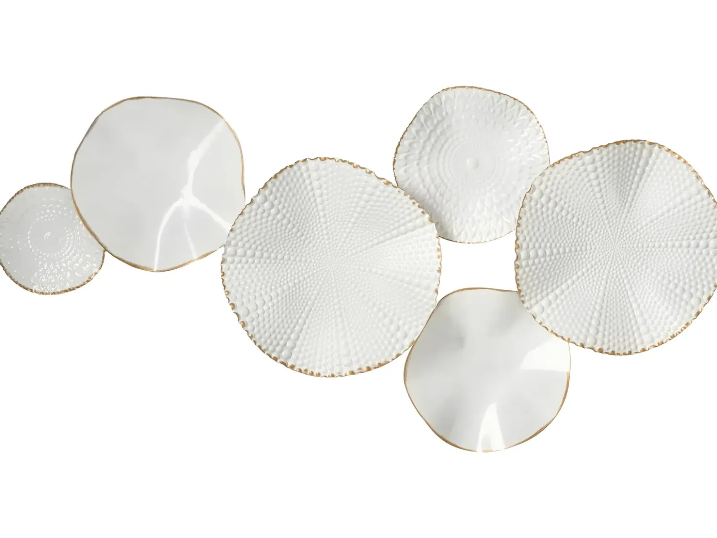 Decorazione da parete NEODYNIUM Metallo 47 cm Bianco