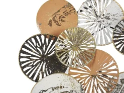 Decorazione da parete OSMIUM Metallo 50 cm Argento