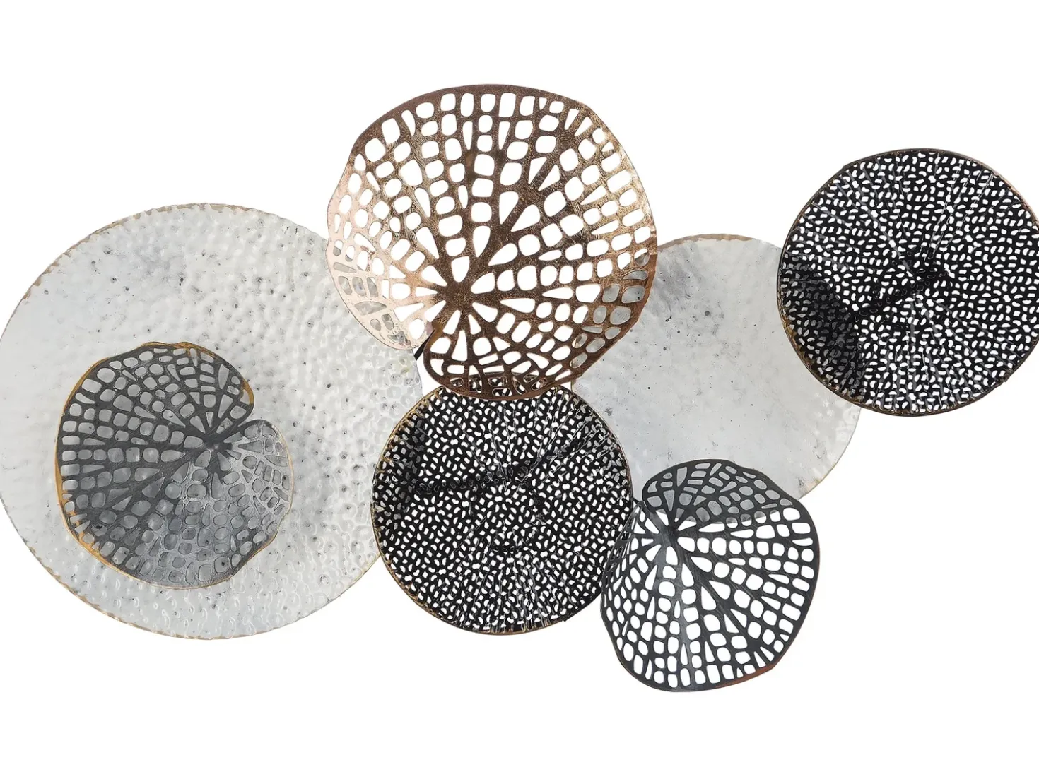 Decorazione da parete RHODIUM Metallo 40 cm Multicolore