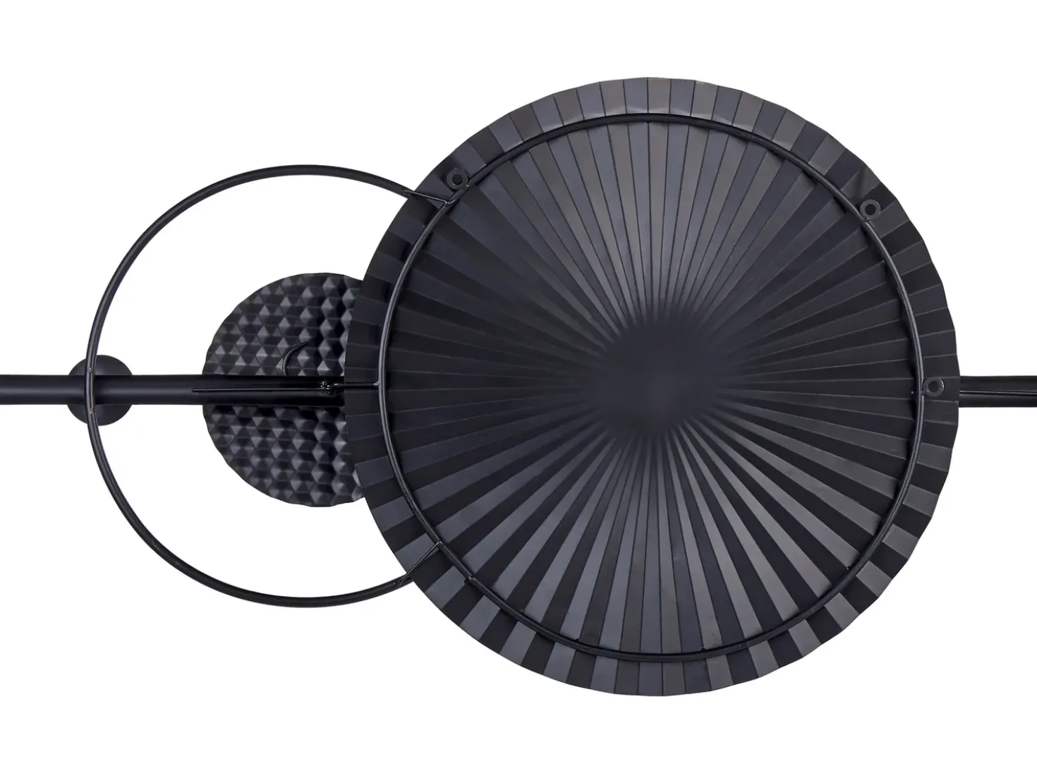 Decorazione da parete RUTHENIUM Metallo 59 cm Nero