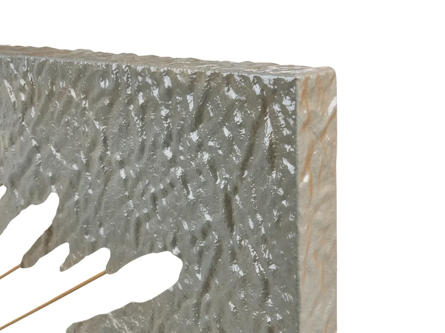 Decorazione da parete SKERRIES Metallo 45 cm Grigio