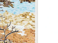 Decorazione da parete TAMIANG Vetro 80 cm Multicolore