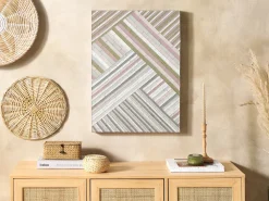 Decorazione da parete TEMBESI Vetro 70 cm Multicolore