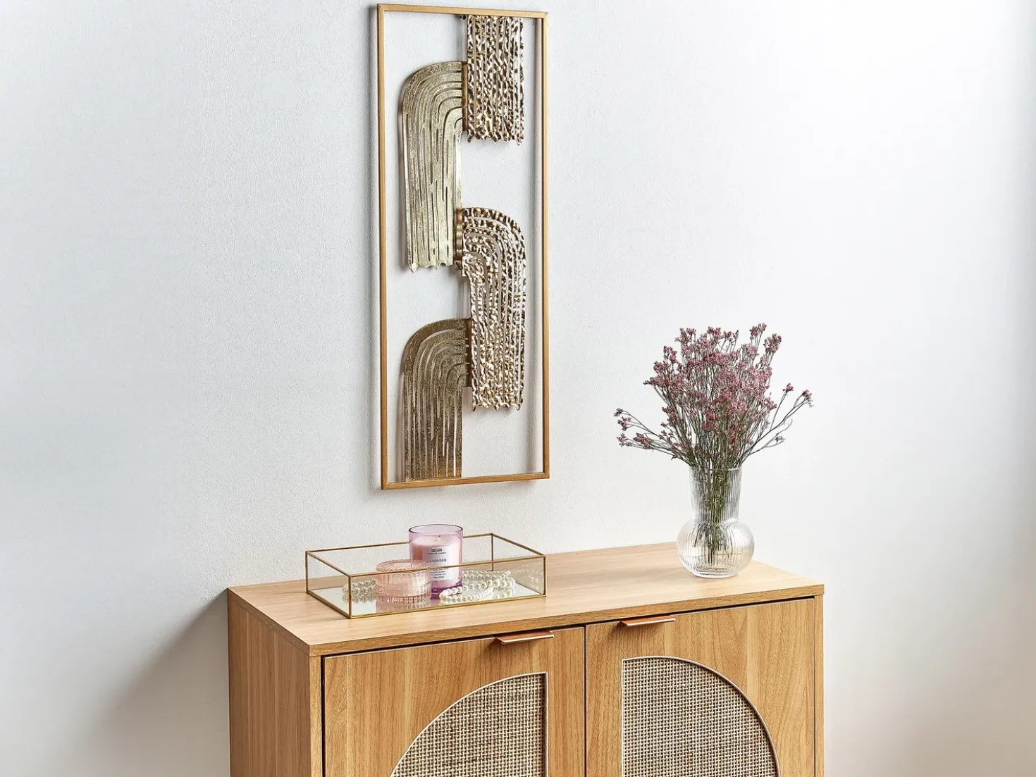 Decorazione da parete THULIUM Metallo 75 cm Oro