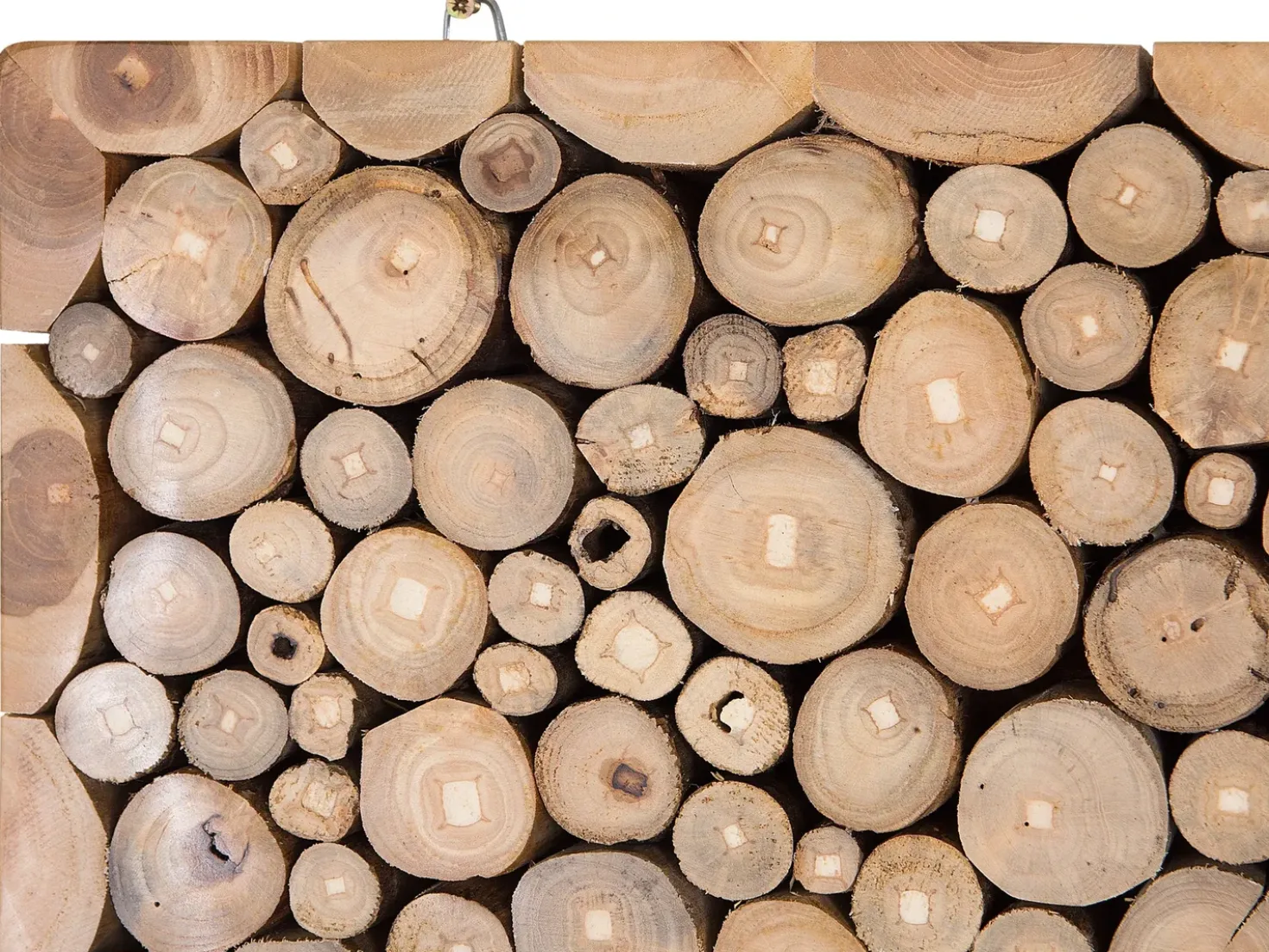 Decorazione da parete TWIG Legno di teak 85 cm Marrone chiaro