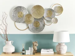 Decorazione da parete VANADIUM Metallo 60 cm Oro