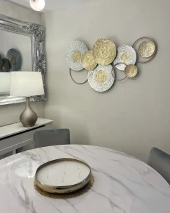 Decorazione da parete VANADIUM Metallo 60 cm Oro