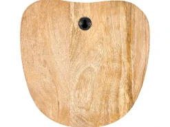 Decorazione da parete Volto KATSINA Legno di mango 22 cm Rosso
