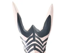 Decorazione da parete Zebra GBOKO Legno di mango 80 cm Nero/Bianco