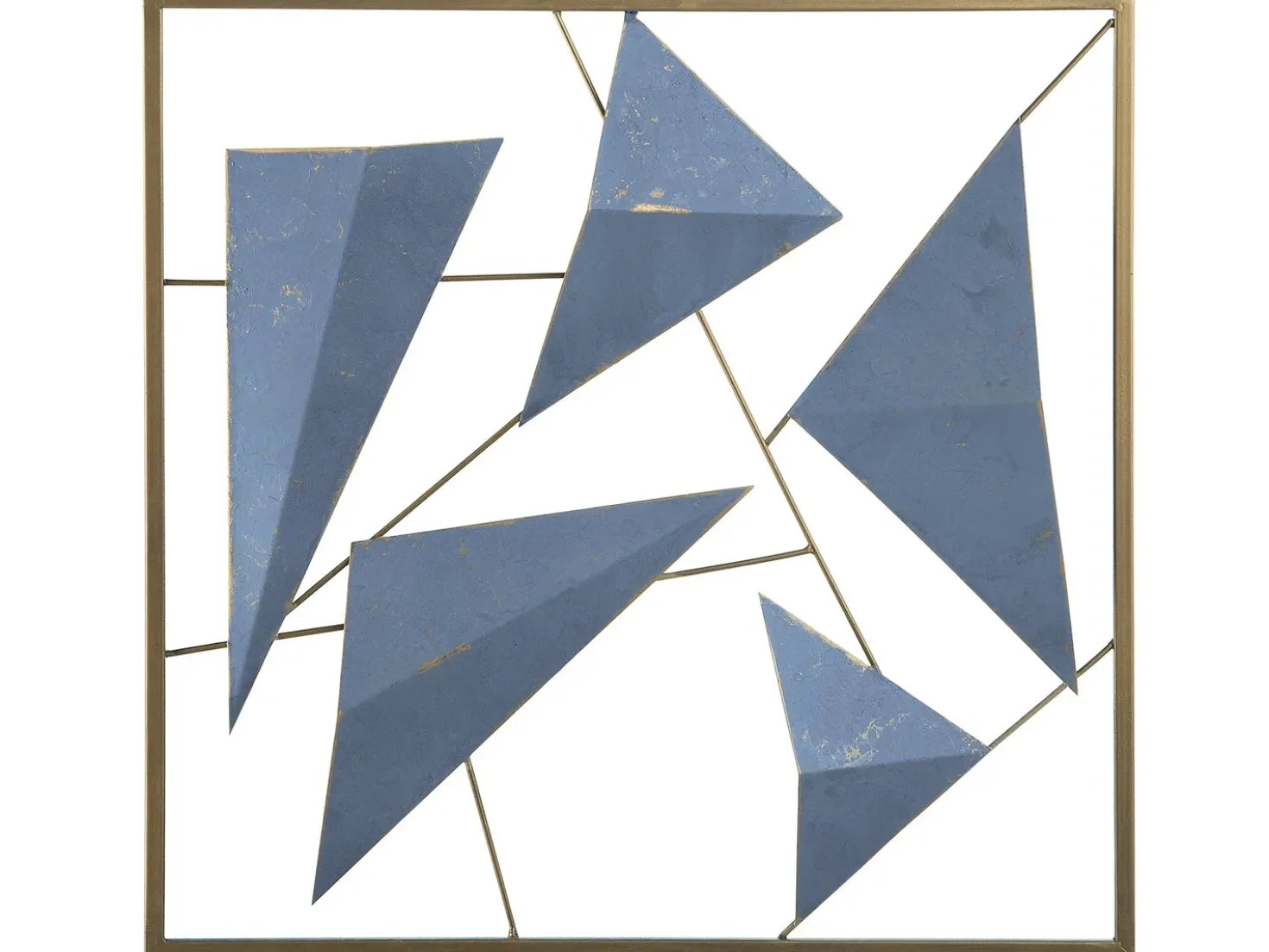 Decorazione da parete ZINC Metallo 50 cm Blu