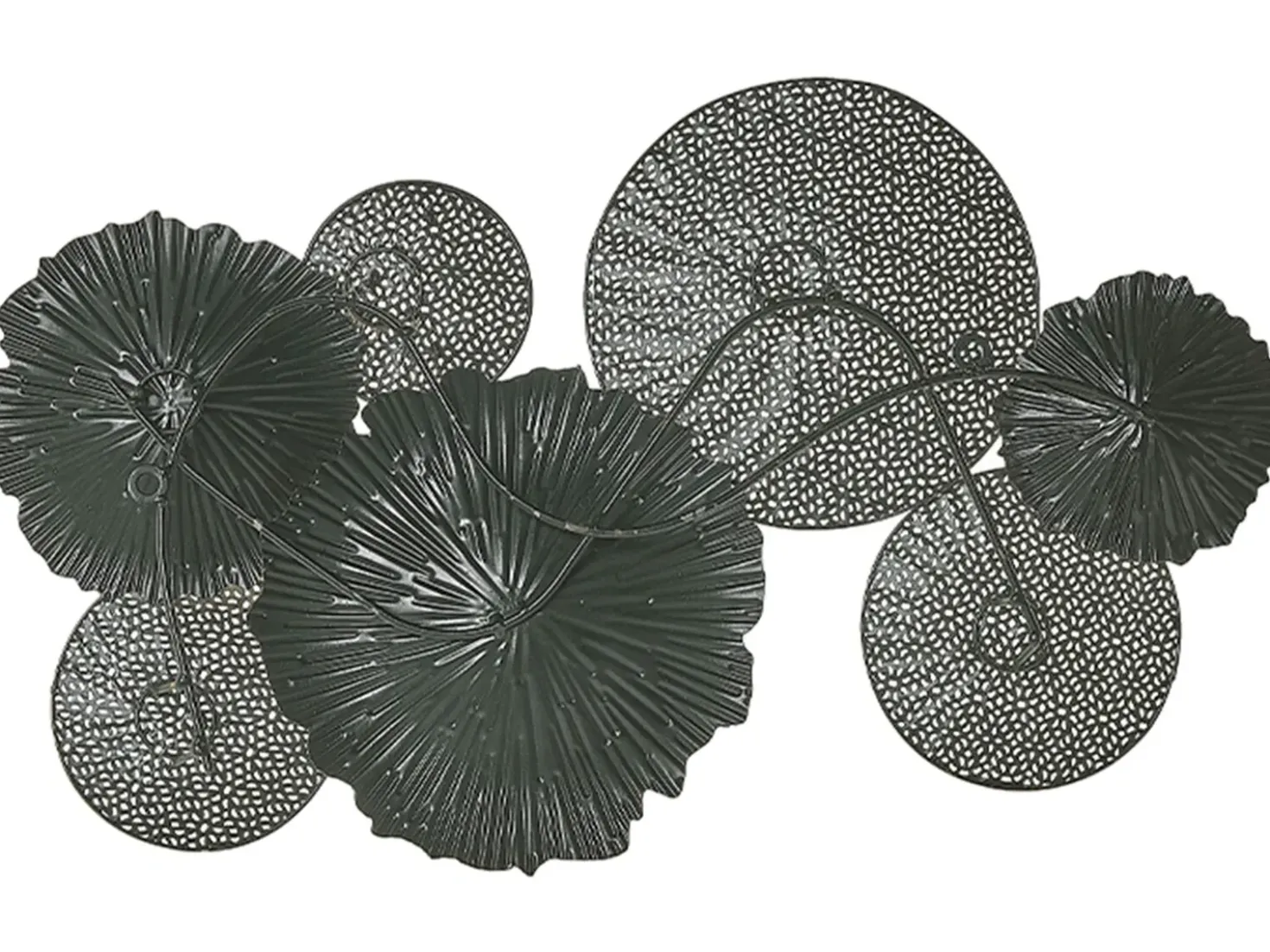 Decorazione da parete ZIRCONIUM Metallo 38 cm Nero