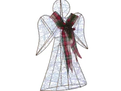 Decorazione natalizia ANNSJON Angelo 30/40 cm Multicolore