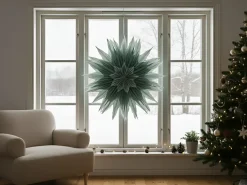 Decorazione natalizia GRONA Stella 96 cm Verde