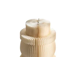 Decorazione natalizia Lampada da tavolo BANGA Pupazzo di neve 51 cm Beige