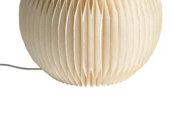 Decorazione natalizia Lampada da tavolo BANGA Pupazzo di neve 51 cm Beige